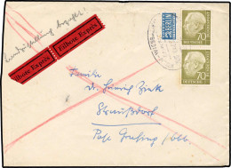 Bundesrepublik Deutschland, 1954, 191 (2), Brief - Altri & Non Classificati