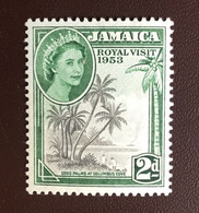 Jamaica 1953 Royal Visit Palm Trees MNH - Jamaica (...-1961)