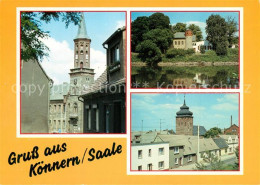 73269341 Koennern Rathaus Georgsburg Ortsmotiv Mit Kirchturm Koennern - Sonstige & Ohne Zuordnung