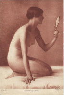 Guedy Jeune Fille Au Miroir Photo Braun Nue Erotique - Sonstige & Ohne Zuordnung