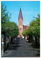 73269265 Warnemuende Ostseebad Baumallee Kirche Warnemuende Ostseebad - Rostock