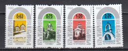 Bulgaria 2007 - Regular Stamps: Monastery, Mi-nr. 4807/10, MNH** - Neufs