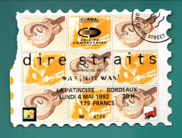 TICKET D'ENTRÉE . " DIRE STRAITS " . LA PATINOIRE . BORDEAUX 04 MAI 1992 - Réf. N°12980 - - Eintrittskarten