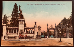 LYON - ENTRÉE DU PARC DE LA TÊTE D'OR ET MONUMENT DES ENFANTS DU RHONE - Lyon 6