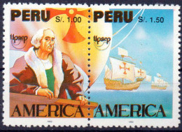 Peru 1992 ** Upaep Not Issued. 500 Years Of The Discovery Of America. - Perù