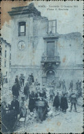 Cs80 Cartolina Sora Terremoto 1915 Piazza S.restituta Provincia Di Frosinone - Frosinone