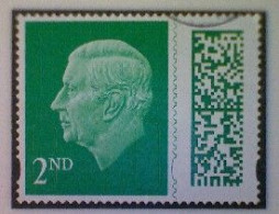 Great Britain, Scott #KC1, Used(o), 2023, King Charles III Definitive, 2nd-Matrix - Ohne Zuordnung