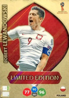 LE-RL Robert Lewandowski - Poland - Panini Adrenalyn XL FIFA World Cup Russia 2018  Carte Football - Trading-Karten