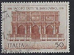 Italy 1970  Jacopo Tatti, Genannt Sansovino  (o) Mi.1316 - 1961-70: Oblitérés