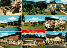 73269045 Neuhaus Solling Hotel Restaurant Wohnsiedlung Pferdekoppel Wald Neuhaus - Holzminden