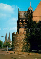 73269044 Koeln Rhein Roemerturm Stadtmauer Blick Zum Dom Koeln Rhein - Koeln