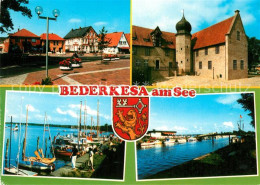 73268965 Bad Bederkesa Dorfplatz Burg Hafen Kanal Wappen Bad Bederkesa - Bad Bederkesa