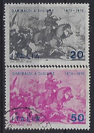 Italy 1970  Einzugs Garibaldis In Dijon  (o) Mi.1317-1318 - 1961-70: Used