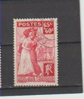 1938 N°401 Rapatriés D'Espagne Oblitéré (lot 512) - Usados