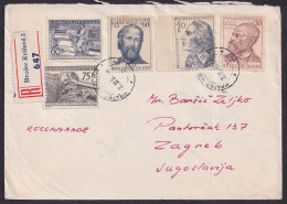 Czechoslovakia 1966, Registered Letter To Yugoslavia (II) - Autres & Non Classés