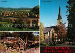 73268894 Altenbeken Tor Zur Egge Viadukt Freizeitzentrum Kirche Altenbeken - Altenbeken