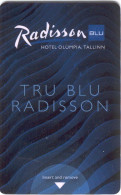 ESTONIA  KEY HOTEL  Radisson BLU Olümpia - STOCKMANN - TALLINN - Hotel Keycards