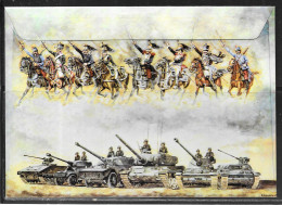 K124 - N° 3675 SUR LETTRE DE BESANCON ARMEES DU 21/01/05 - FORCE ET AUDACE - ARME BLINDEE - CAVALERIE - Commemorative Postmarks