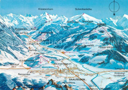 73268769 Kaprun Saalfelden Kitzsteinhorn Pistenplan Kaprun - Sonstige & Ohne Zuordnung