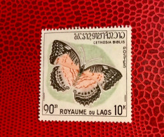 LAOS 1965 1v Neuf MNH Mi 151 YT 106 Mariposa Butterfly Borboleta Schmetterlinge Farfalla - Mariposas