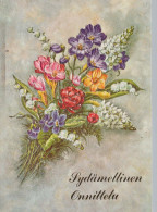 FLOWERS Vintage Ansichtskarte Postkarte CPSM #PBZ413.DE - Fiori