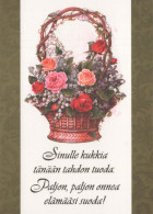 FLOWERS Vintage Ansichtskarte Postkarte CPSM #PBZ593.DE - Blumen