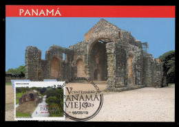 PANAMA (2019) V Centenario Panamá Viejo - Convento Monjas Concepción, Nunnery, Convent Old - Carte Maximum Card - Panama