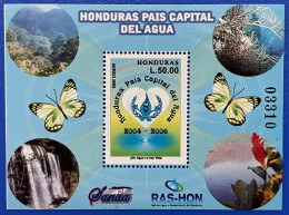Honduras   2005 Honduras Water, Butterfly - Honduras