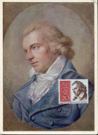 X0415 Germany, Maximum 1960  Friedrich Schiller, Poet  And Writer - Ecrivains