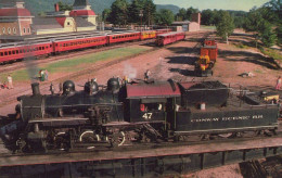 ZUG Schienenverkehr Eisenbahnen Vintage Ansichtskarte Postkarte CPSMF #PAA515.DE - Eisenbahnen