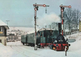 ZUG Schienenverkehr Eisenbahnen Vintage Ansichtskarte Postkarte CPSM #PAA850.DE - Treni