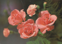 FLORES Vintage Tarjeta Postal CPSM #PBZ351.ES - Flores