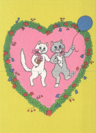 GATO GATITO Animales Vintage Tarjeta Postal CPSM Unposted #PAM328.ES - Katten