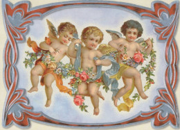 ÁNGEL NAVIDAD Vintage Tarjeta Postal CPSM #PAJ041.ES - Anges