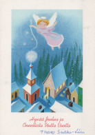 ÁNGEL NAVIDAD Vintage Tarjeta Postal CPSM #PAH420.ES - Engel