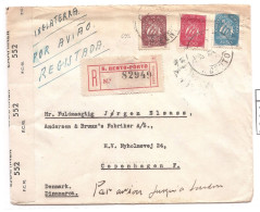 Portugal, 1945, # 628...,S. Bento-Copenhagen - Brieven En Documenten