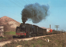 TREN TRANSPORTE Ferroviario Vintage Tarjeta Postal CPSM #PAA779.ES - Treni