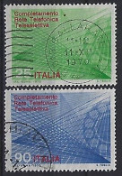 Italy 1970  Fertigsstellung Des Fernwahlsystems  (o) Mi.1323-1324 - 1961-70: Usati