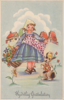 CHILDREN CHILDREN Scene S Landscapes Vintage Postcard CPSMPF #PKG571.GB - Escenas & Paisajes