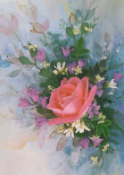 FLOWERS Vintage Postcard CPSM #PBZ772.GB - Blumen