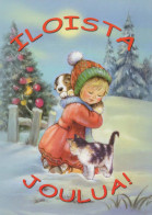 Happy New Year Christmas CHILDREN Vintage Postcard CPSM #PAW512.GB - Año Nuevo