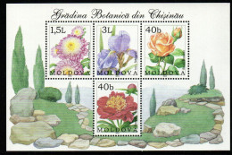 Moldawien Moldova Moldau 2002 - Mi.Nr. Block 26 - Postfrisch MNH - Blumen Flowers - Otros & Sin Clasificación