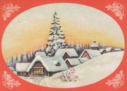 Happy New Year Christmas Vintage Postcard CPSM #PAV722.GB - Anno Nuovo