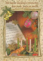 Happy New Year Christmas CANDLE Vintage Postcard CPSM #PAW086.GB - Año Nuevo