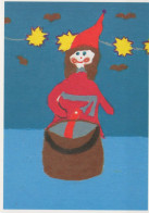 Happy New Year Christmas CHILDREN Vintage Postcard CPSM #PAU162.GB - Año Nuevo