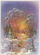 Happy New Year Christmas Vintage Postcard CPSM #PAT164.GB - Anno Nuovo