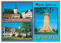 73268209 Glauchau Markt Rathaus Schloss Forderglauchau Bismarckturm Glauchau - Glauchau