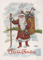 BABBO NATALE Natale Vintage Cartolina CPSM #PAJ633.IT - Santa Claus