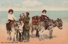 DONKEY Animals Children Vintage Antique Old CPA Postcard #PAA018.GB - Donkeys