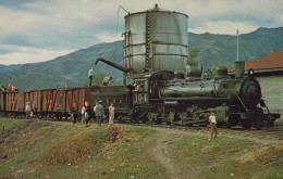 TRENO TRASPORTO FERROVIARIO Vintage Cartolina CPSMF #PAA584.IT - Treni